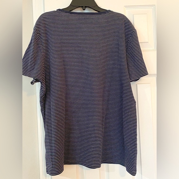 Ralph Lauren Horizontal Navy/White Stripe Short Sleeve Tee Shirt. Size 2X Women - Picture 3 of 10